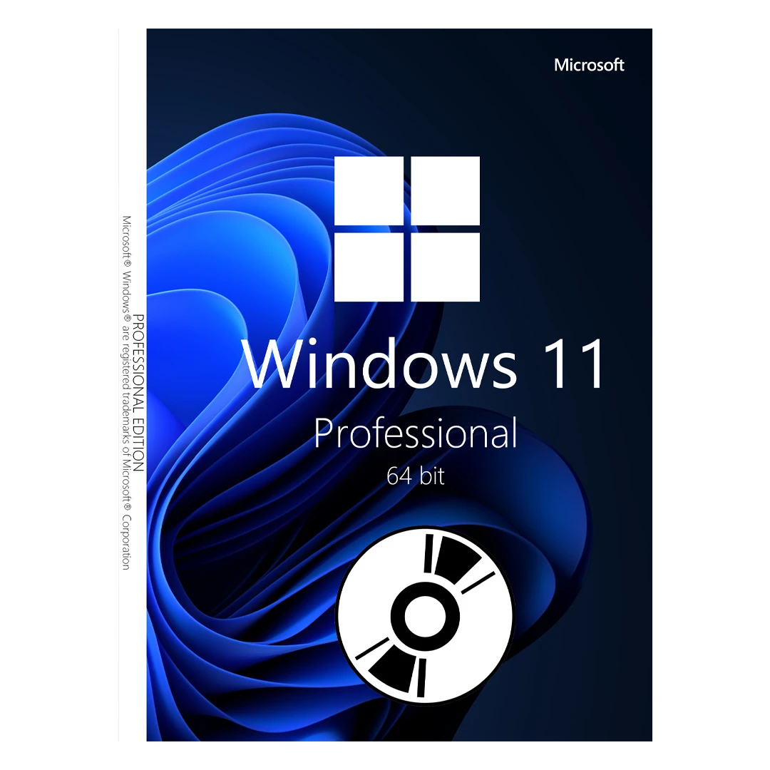 Windows 11 Pro, 64 bit, Multilanguage, Retail, DVD - 