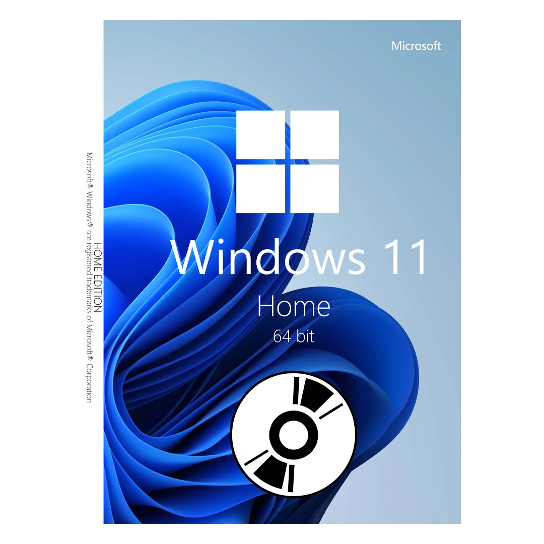 Windows 11 Home, 64 bit, Multilanguage, Retail, DVD - 