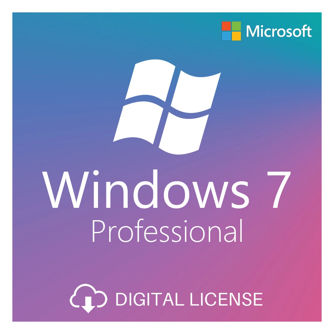 Windows 7 Pro, 32/64 bit, Multilanguage, OEM, licenta digitala - 