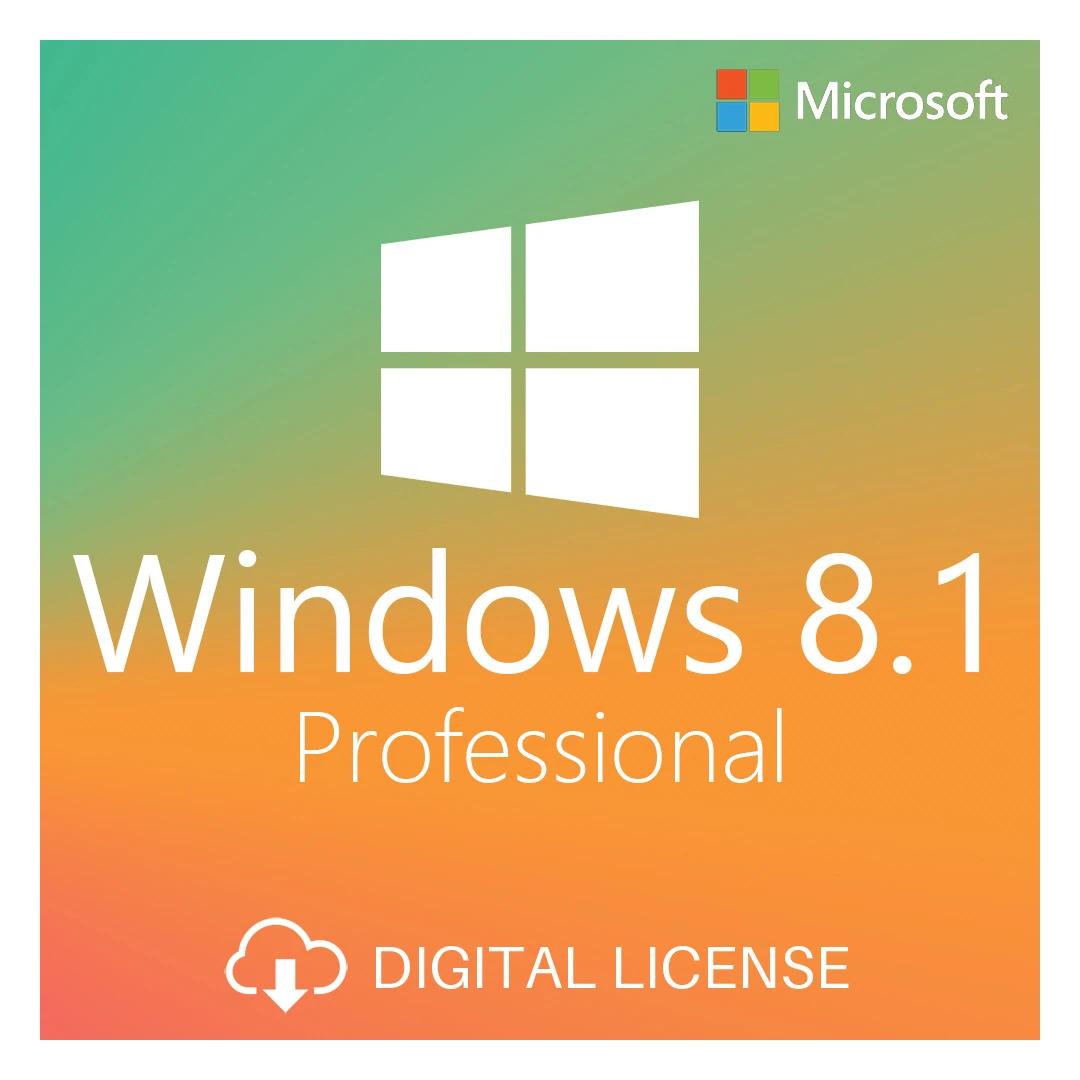 Windows 8.1 Pro, 32/64 bit, Multilanguage, Retail, licenta digitala - 
