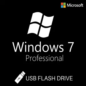 Windows 7 Pro, 32/64 bit, Multilanguage, OEM, USB - 