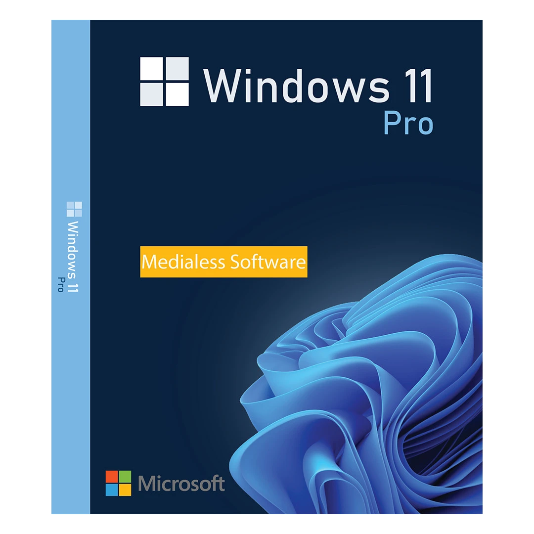 Windows 11 Pro, 64 bit, Multilanguage, Retail, Medialess - 