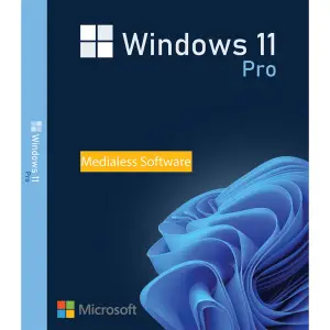 Windows 11 Pro, 64 bit, Multilanguage, Retail, Medialess - 