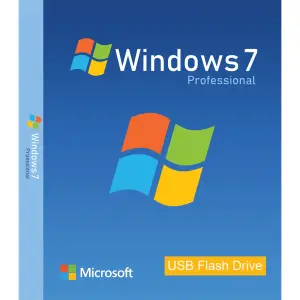 Windows 7 Pro, 32/64 bit, Multilanguage, OEM, Flash USB - 