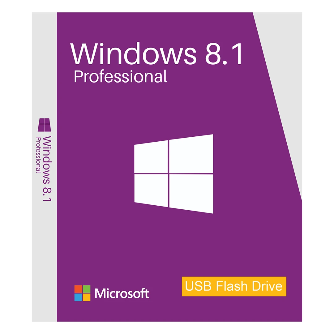 Windows 8.1 Pro, 64 bit, Multilanguage, Retail, Flash USB - 