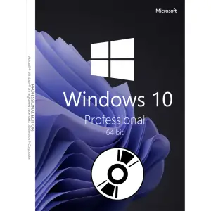 Windows 10 Pro, 64 bit, Multilanguage, Retail, DVD - 