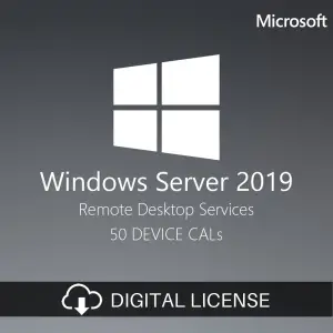 Windows Server 2019 RDS, Multilanguage, 50 conexiuni, CAL, licenta digitala - 