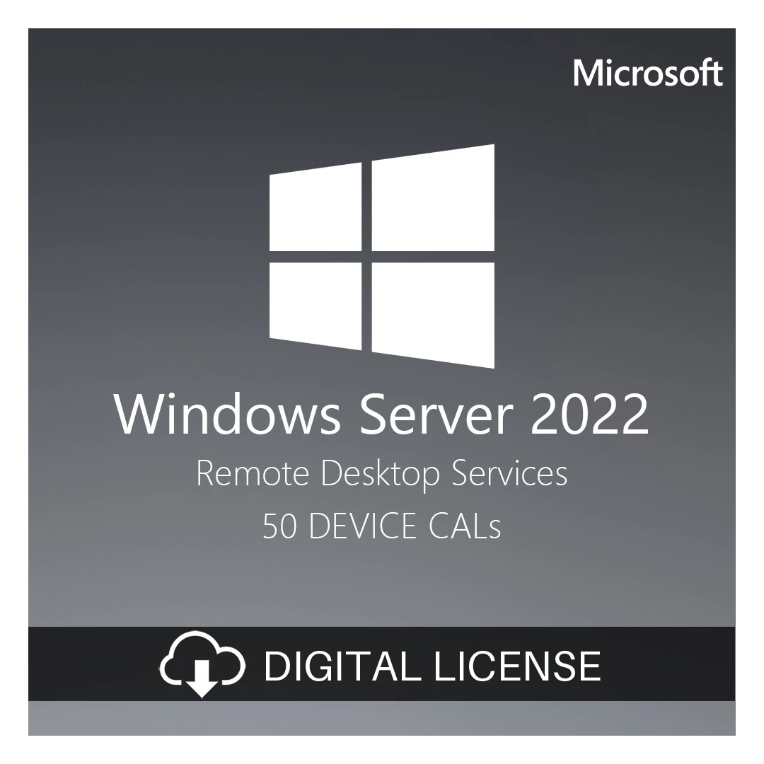 Windows Server 2022 RDS, Multilanguage, 50 conexiuni, CAL, licenta digitala - 