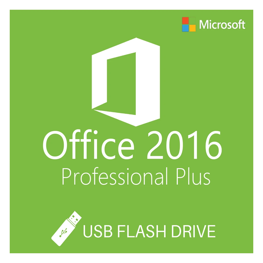 Office 2016 Professional Plus, 32/64 bit, Multilanguage, ISO Retail, USB - 