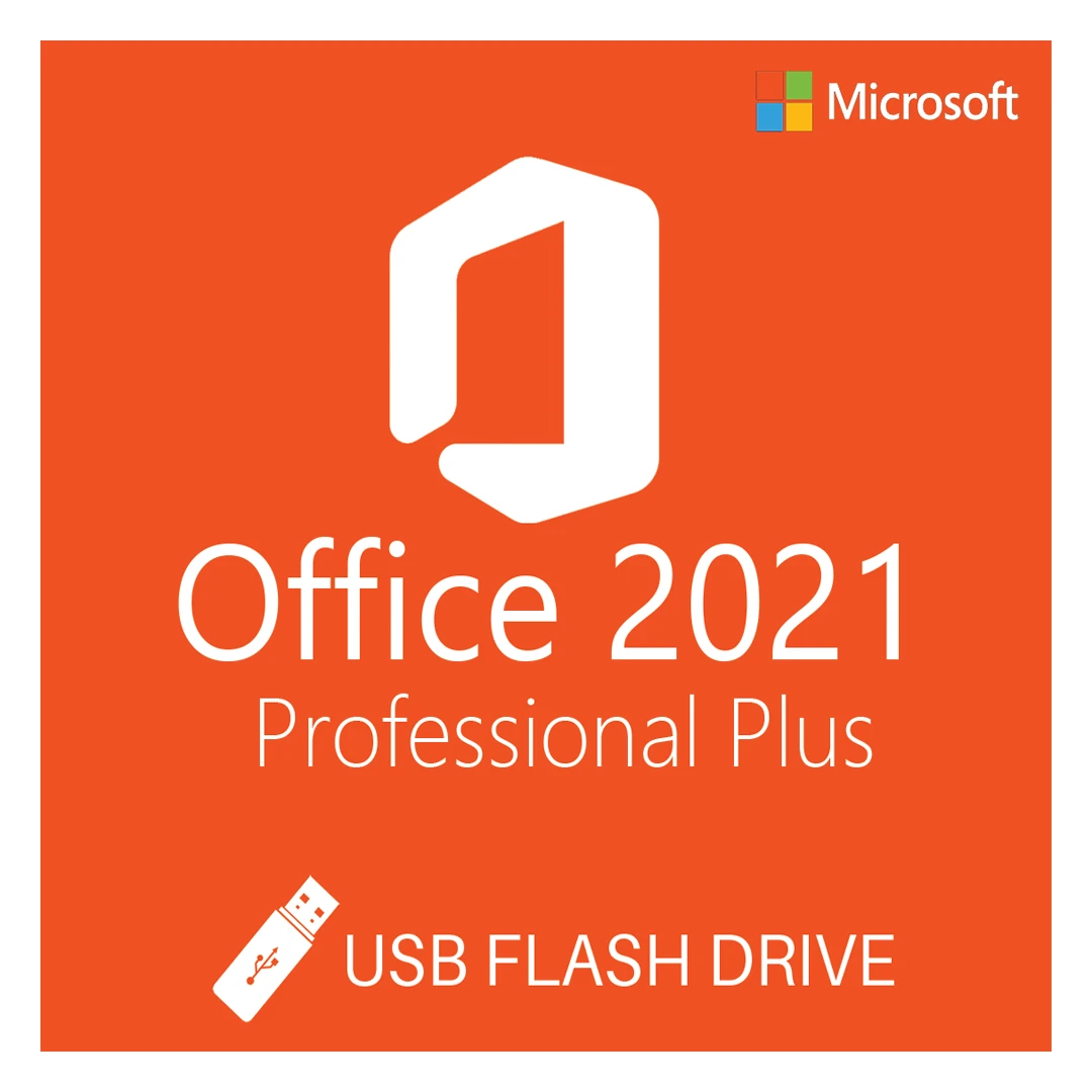 Office 2021 Professional Plus, 32/64 bit, Multilanguage, ISO Retail, USB - 