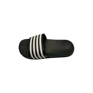 Papuci de plaja pentru adolescenți, negru, bareta în 4 dungi, mărime 36, 23 centimetri 36 EU NEGRU - 