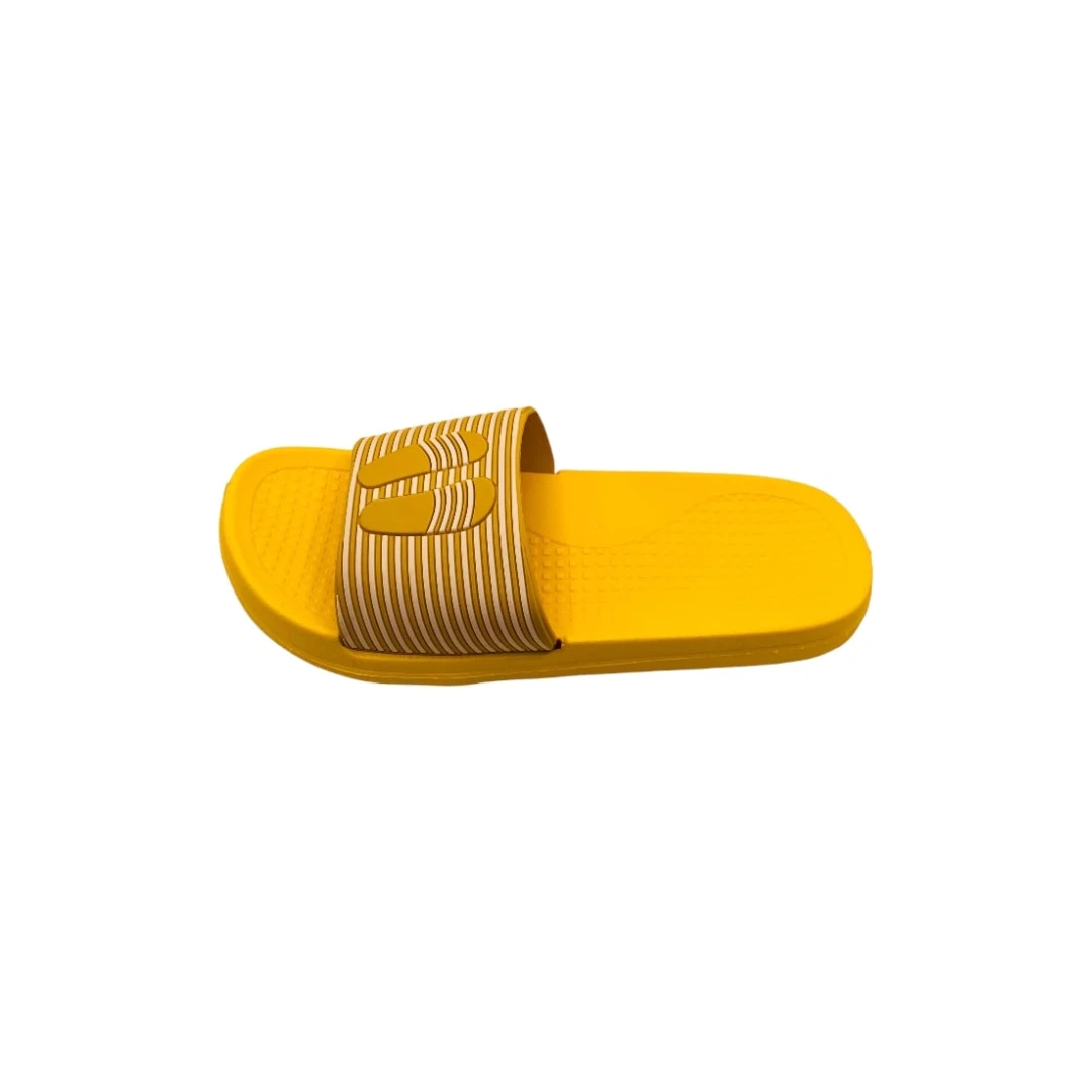 Papuci de piscina sau plaja pentru adulti cu imprimeu slapi, galben, marime 36, 23 centimetri 36 EU GALBEN - 