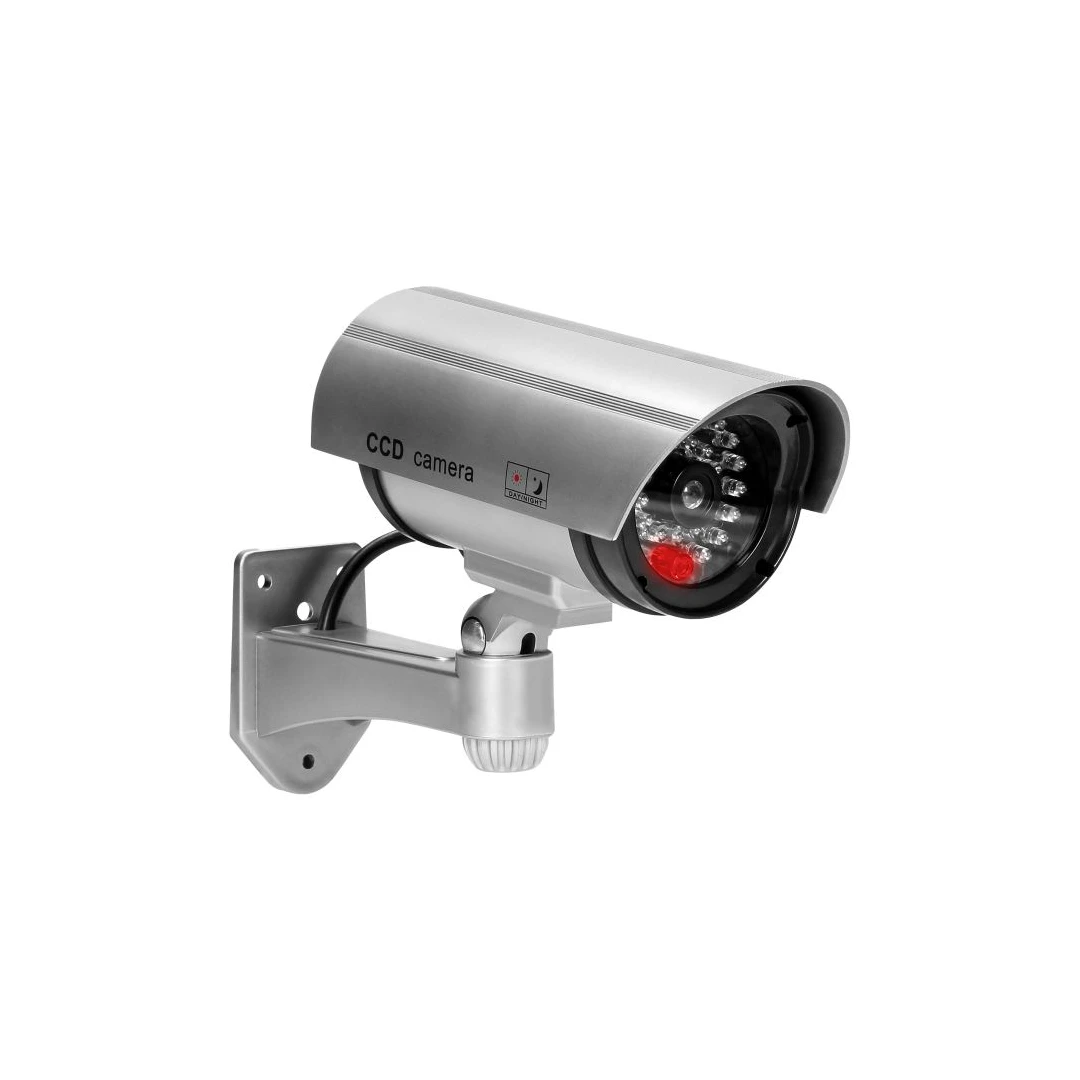 Camera supraveghere falsa CCTV VIRONE CD-3/G, 2 x AA, dioda LED, gri - 