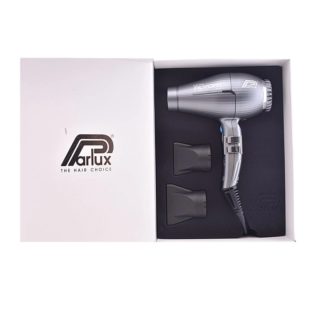 Uscator profesional de par Parlux Alyon, Air Ionizer Tech, 2250W, Functie Anti-incalzire, 4 setari temperatura, 2 setari de viteza, Grafiti - 