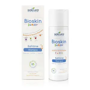 Sampon Salcura Bioskin Junior pentru bebelusi si copii, scalp uscat cu eczeme si coji, 200 ml - 