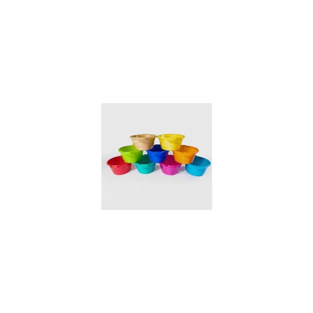 Lighean oval plastic, 12 litri, diverse culori, 46X34X18cm - 