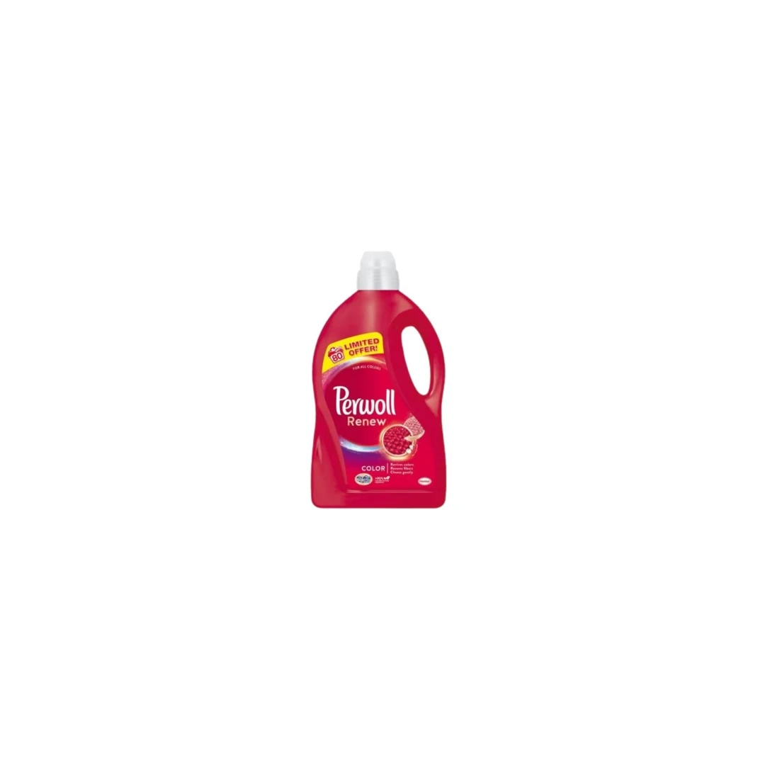 Detergent lichid, Perwoll Renew Color, pentru rufe de diverse culori, 4.4 Litri, 80 spalari - 