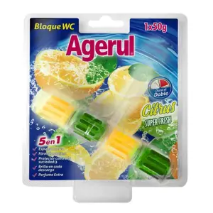 Agerul Citrus Super Fresh odorizant solid toaleta 50g - 