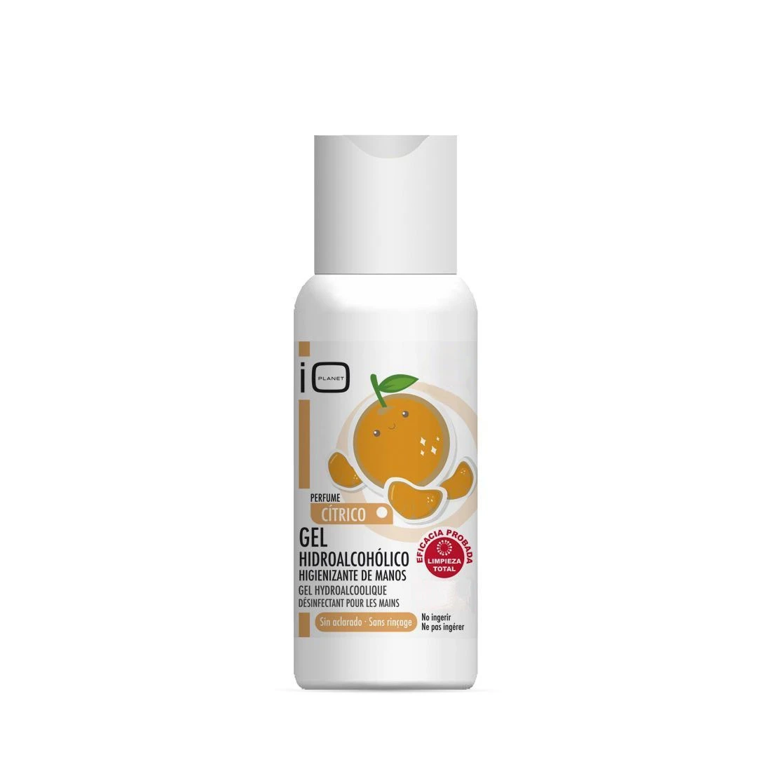 IO Planet Gel Hidroalcoolic Igienizant cu parfum Mandarina 100 ml - 