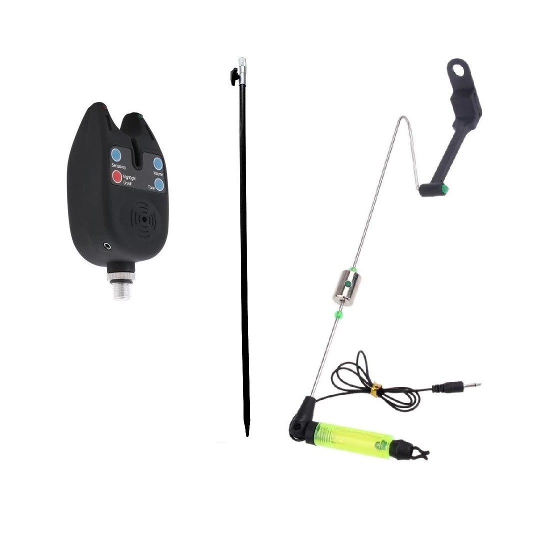 Senzor TLI 01 pentru pescuit si swinger cu tija, contragreutate L, locas pentru starlet si led puternic - 