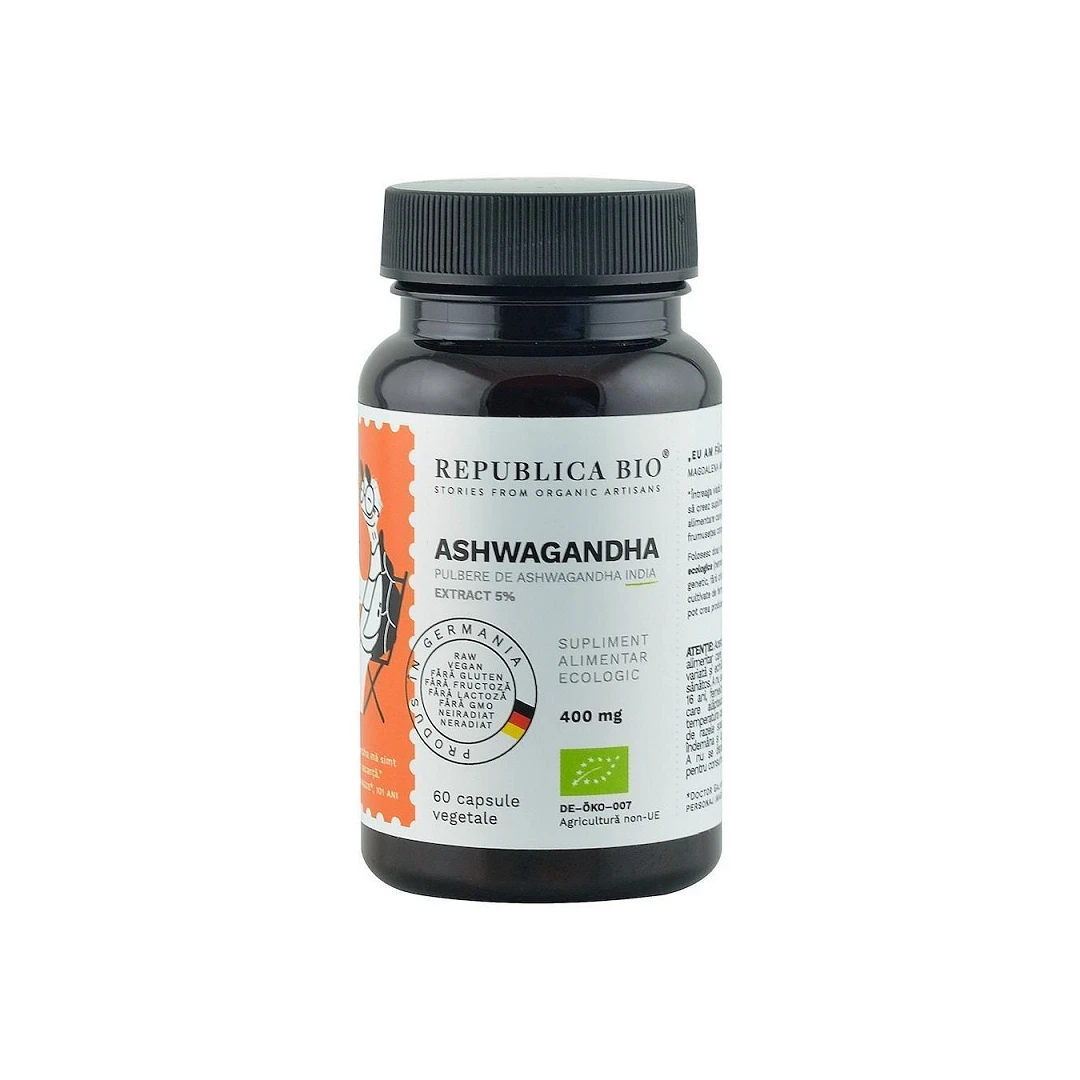 Ashwagandha 400 mg, 60 capsule - 