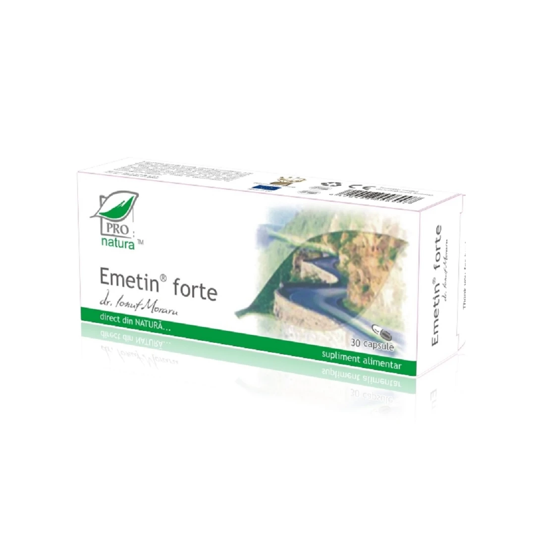 Emetin Forte, 30 capsule, Pro Natura - 