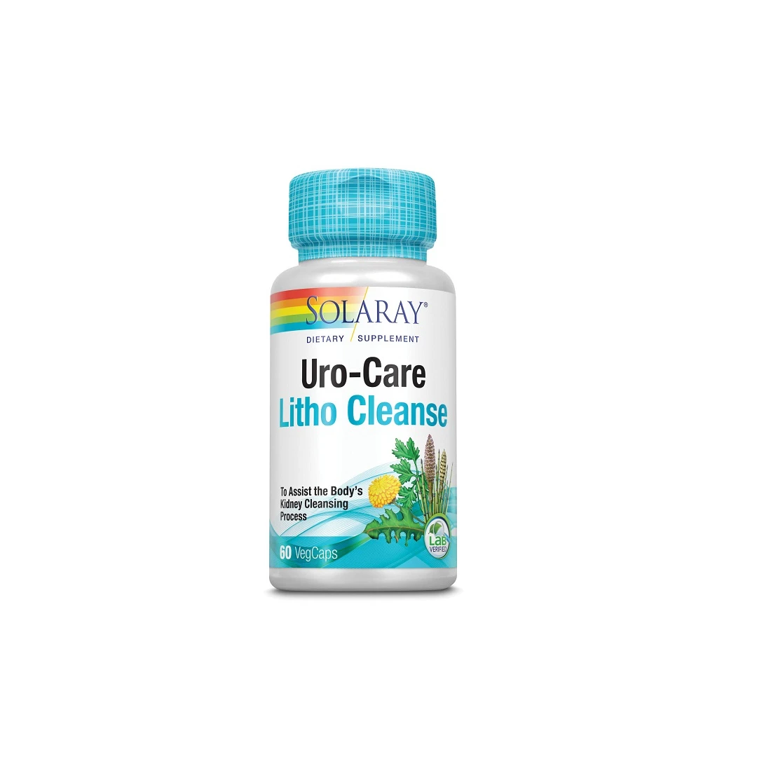 Uro-Care Litho Cleanse, 60 capsule, Solaray - 