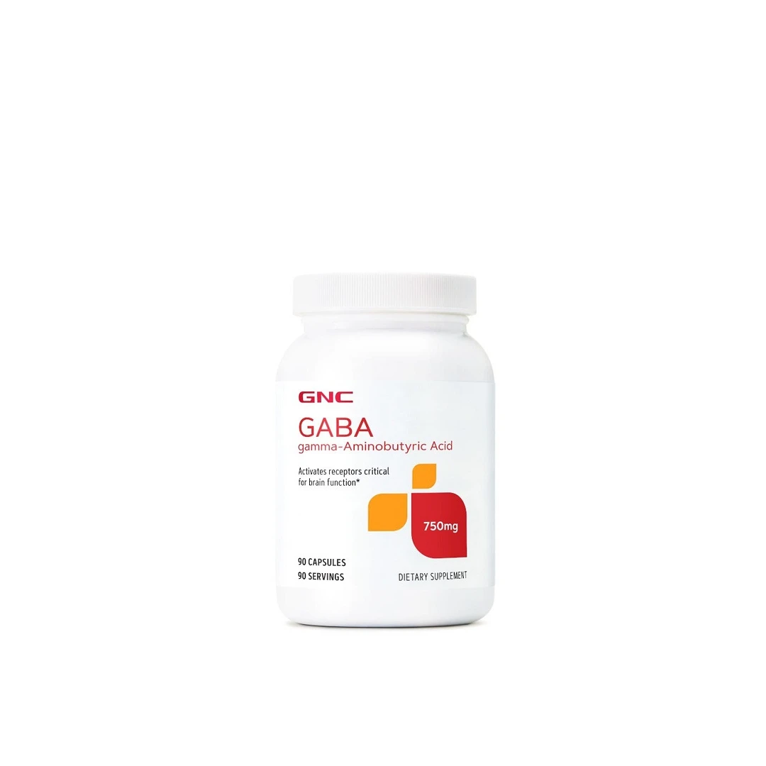 Gaba, 750 mg, 90 capsule, GNC - 