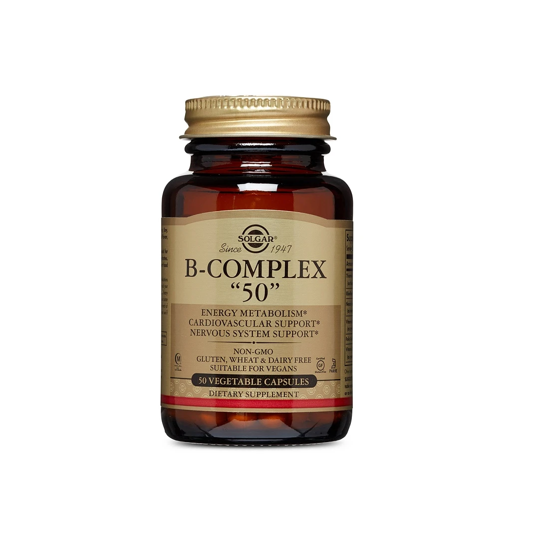 Vitamin B-Complex 50, 50 capsule, Solgar - 