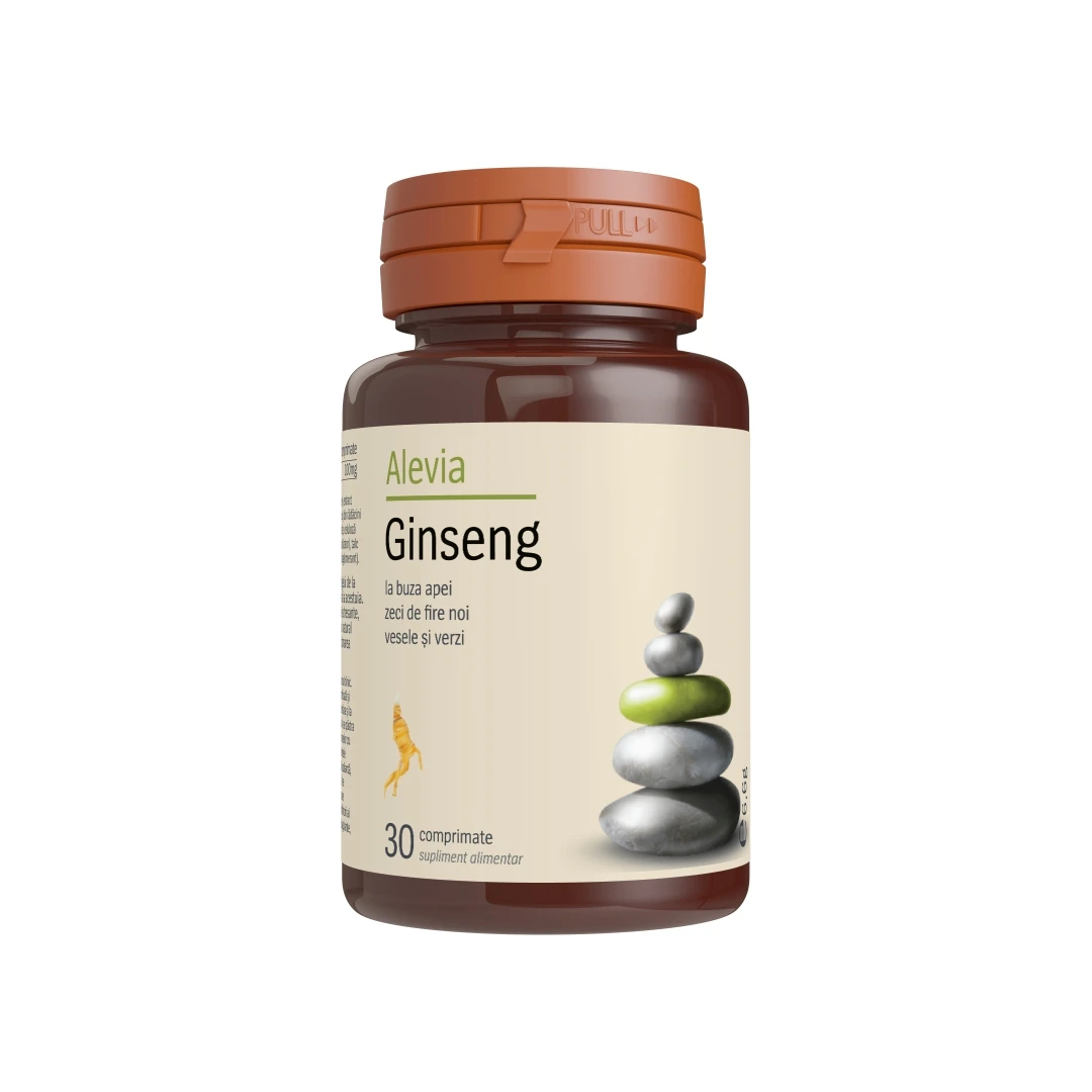 Ginseng, 30 tablete, Alevia - 