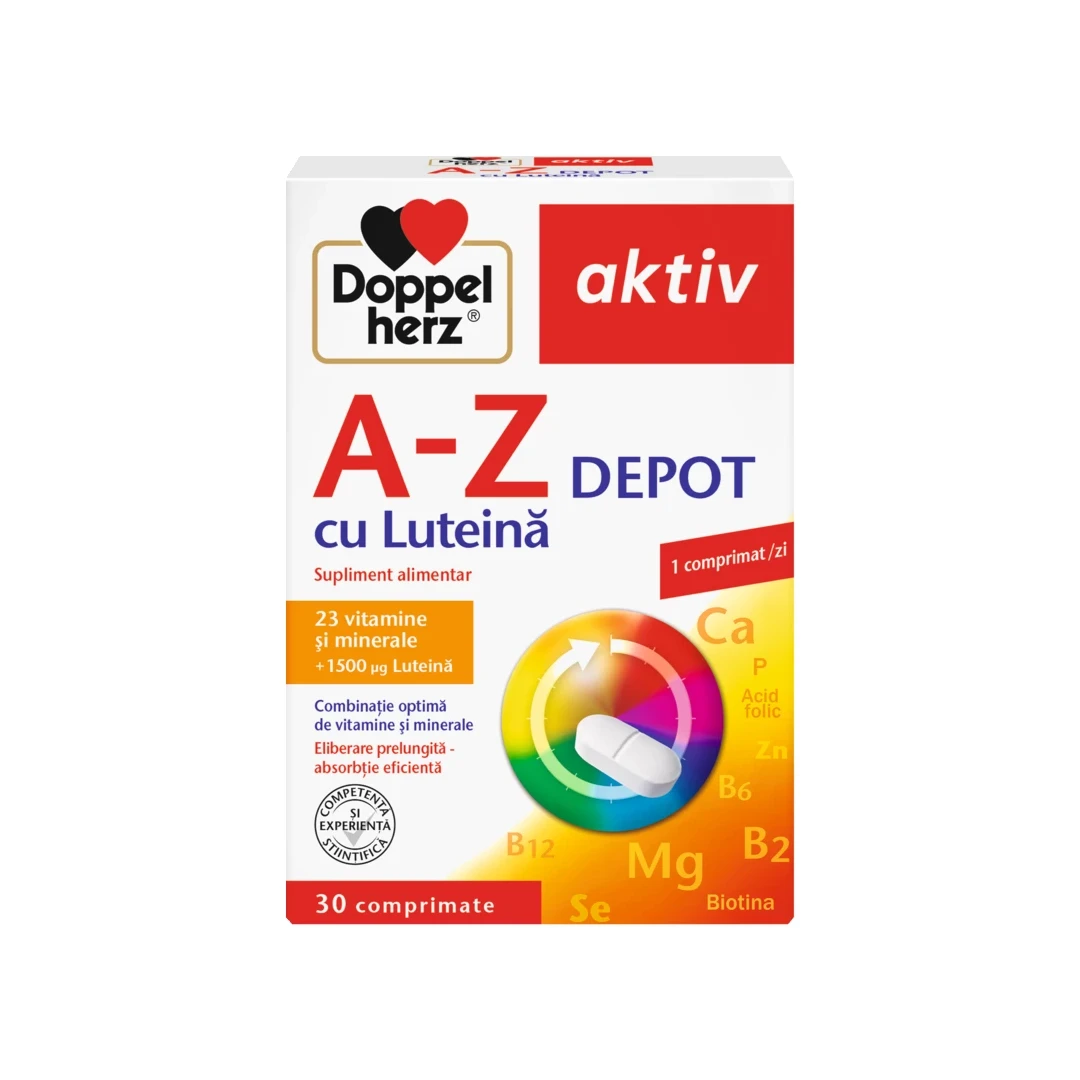 A-Z Depot cu Luteina, 30 comprimate, Doppelherz - 