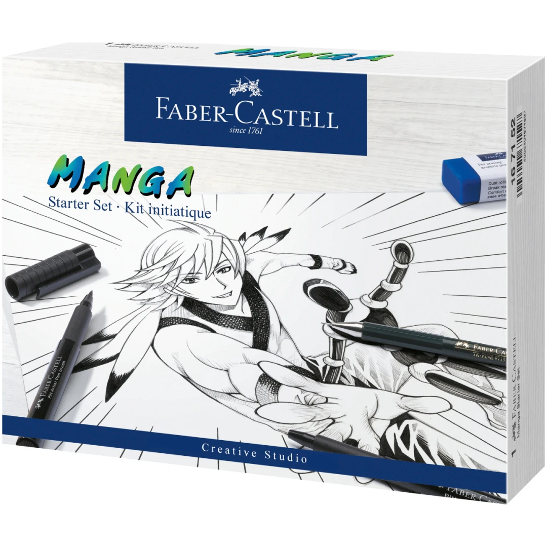 Markere pentru desen Faber-Castell Pitt Artist Pen Manga Starter - 