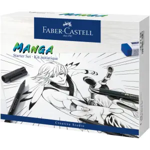 Markere pentru desen Faber-Castell Pitt Artist Pen Manga Starter - 