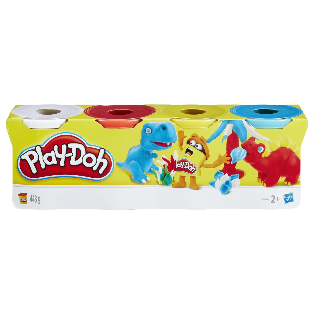 Set Play-Doh, 4 cutii - 