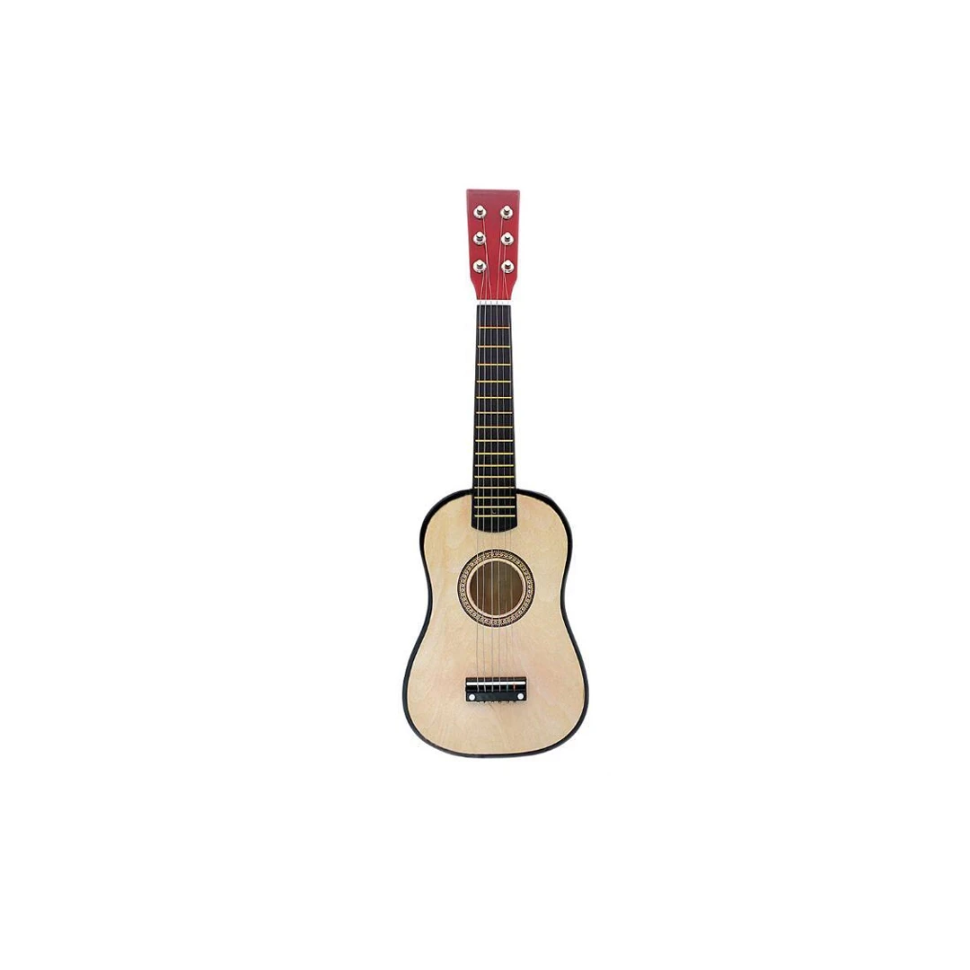 Chitara pentru copii IdeallStore®, Junior Beige, clasica, lemn, 64 cm, bej - 