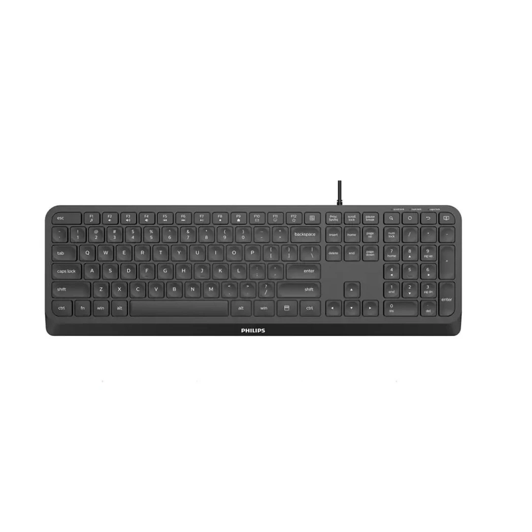 Tastatura Philips SPK6207, cu fir, negru - 