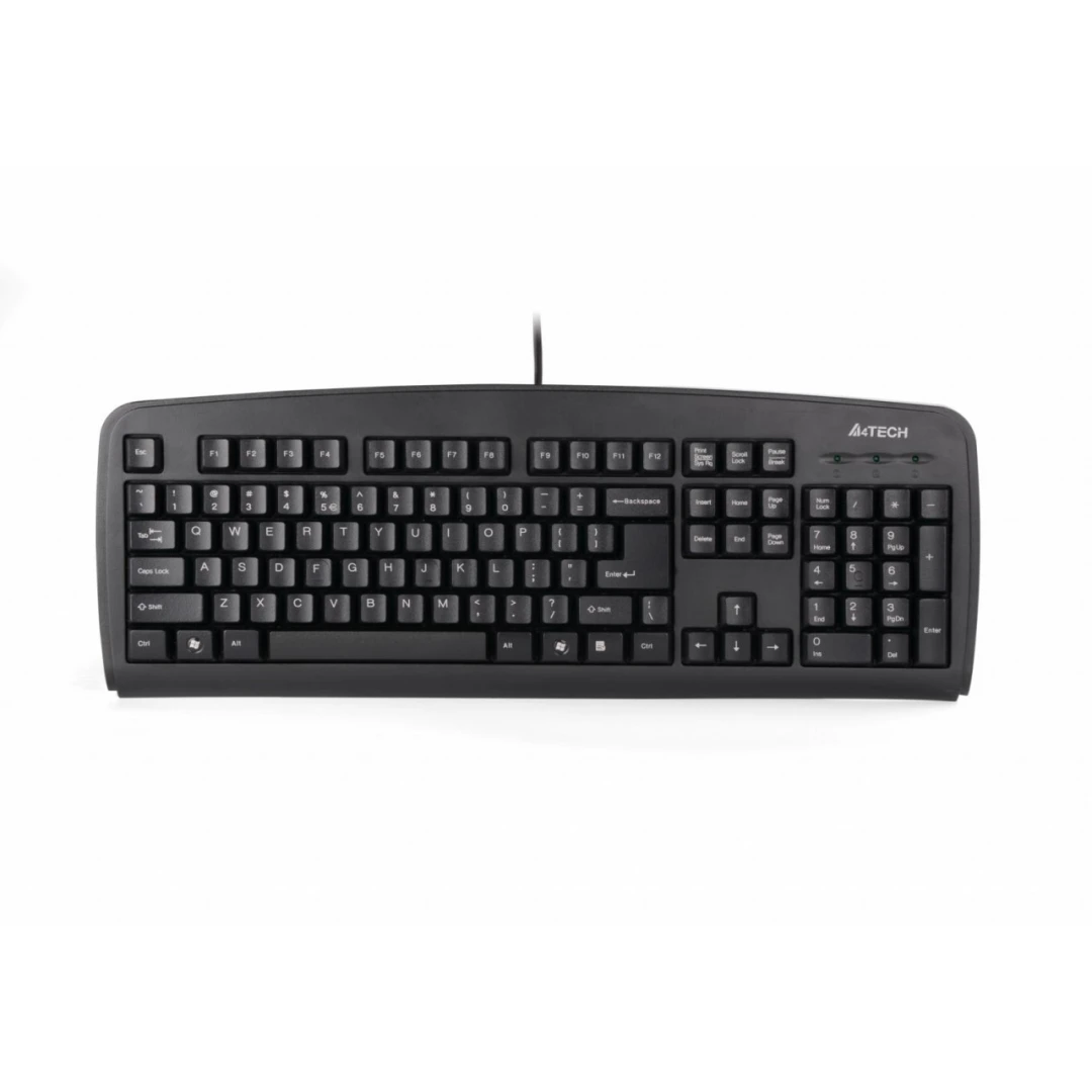 Tastatura A4Tech KB-720 cu fir, negru - 