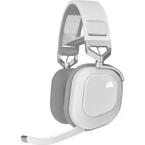 Corsair HS80 RGB Wireless Headset, White - 