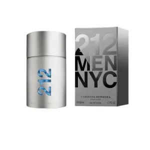 Apa de Toaleta cu vaporizator, Carolina Herrera 212 NYC Men, 50 ml - 