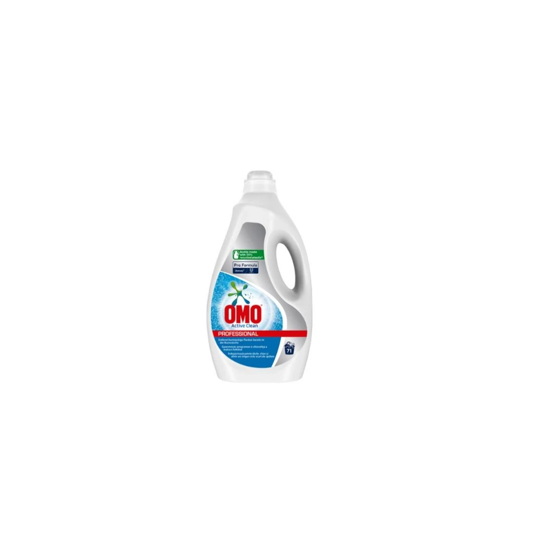 Detergent lichid Active Clean, 71 spalari , 5 L, Omo Profesional - 