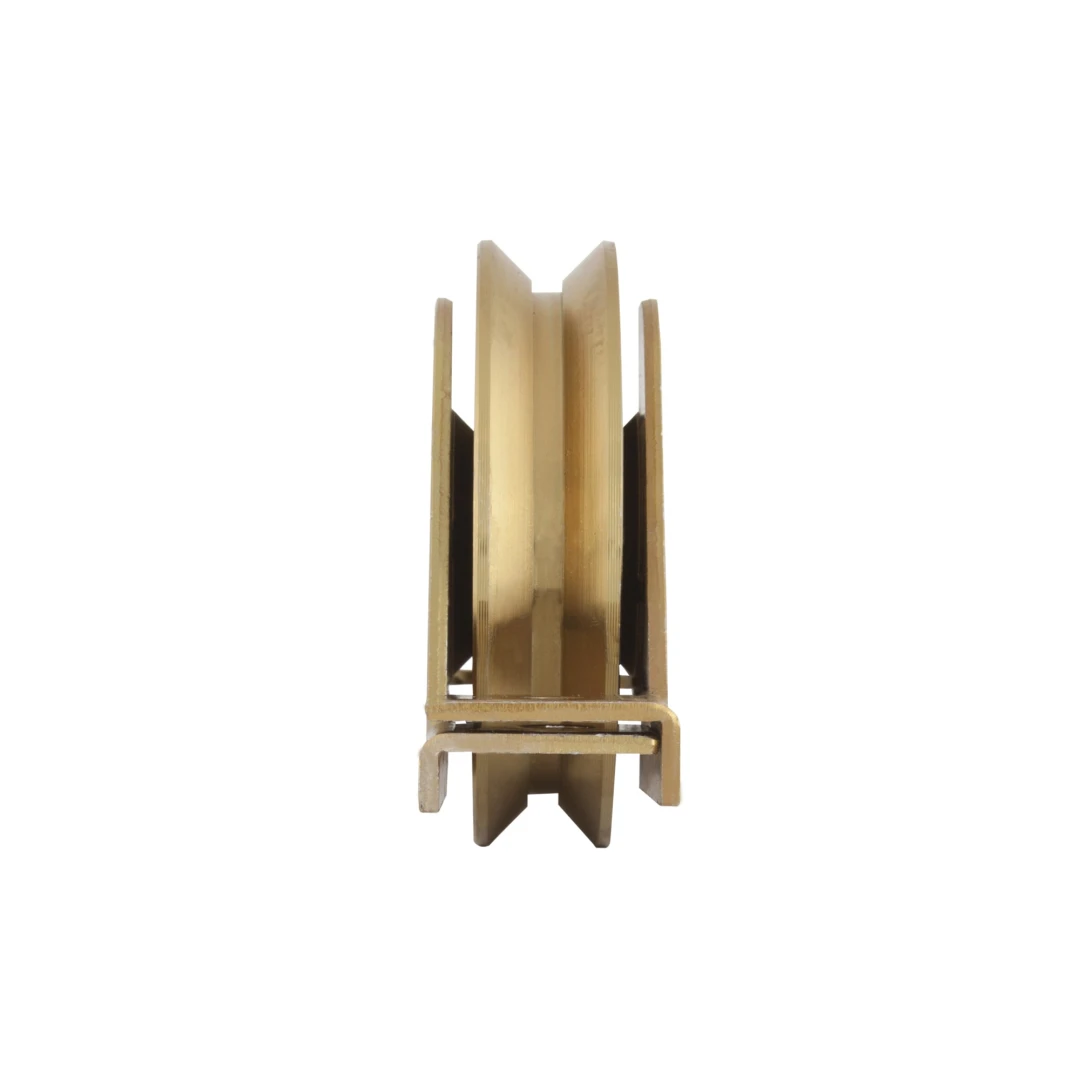 Roata Semi-ingropata tip V cu Suport si Rulment pentru Porti Culisante EvoTools, diametru 80 mm - 