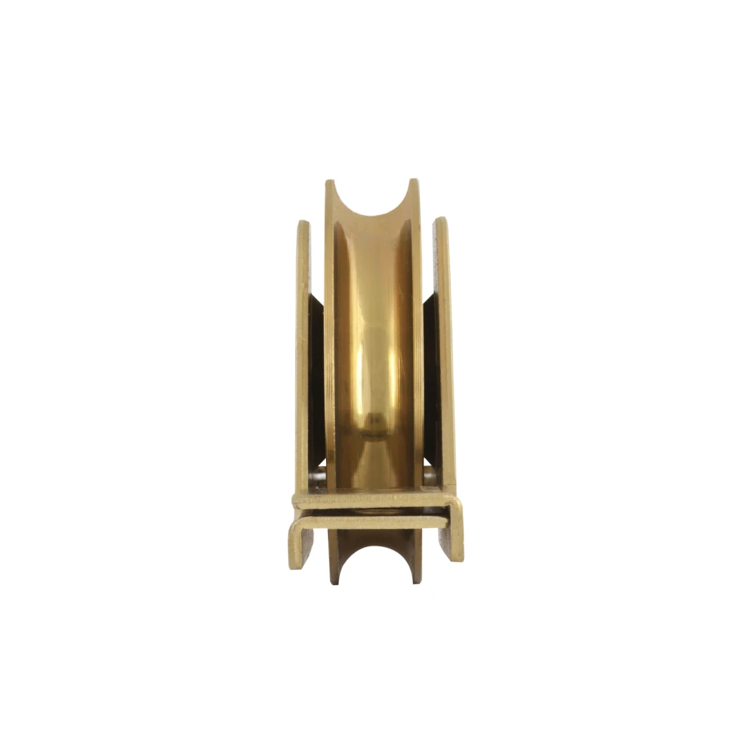 Roata Semi-ingropata tip R cu Suport si Rulment pentru Porti Culisante EvoTools, diametru 80 mm - 