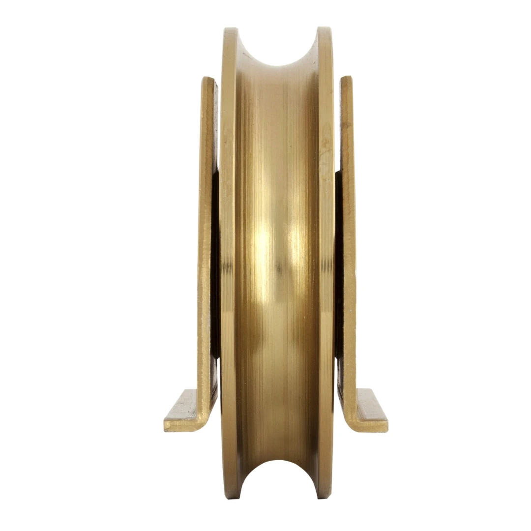 Roata Semi-ingropata Sudabila cu Rulment pentru Porti Culisante EvoTools, Diametru 100 mm, Profil R - 
