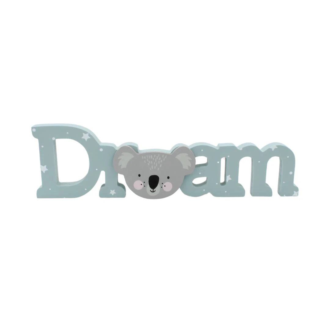 Obiect decorativ Dream din lemn 29x8 cm - 
