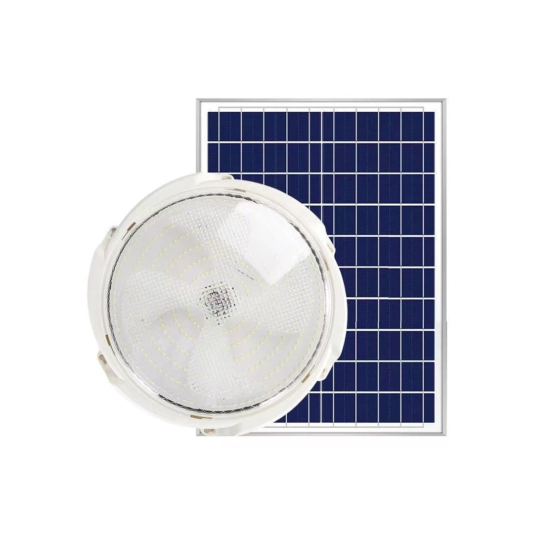 Plafoniera solara  eMazing, 500 W, diametru 360 MM, cu telecomanda, 6V/15W, Clasa A, 418 LED-uri, alb rece - 