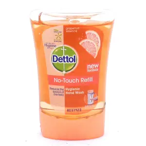 Rezerva sapun lichid, Dettol No-Touch, Grapefruit, antibacterian 250 ml - 