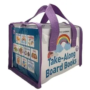 Early Learning Take Along Board Books Set Of 10 In Case Childrens Library, - Editura Lake Press - 