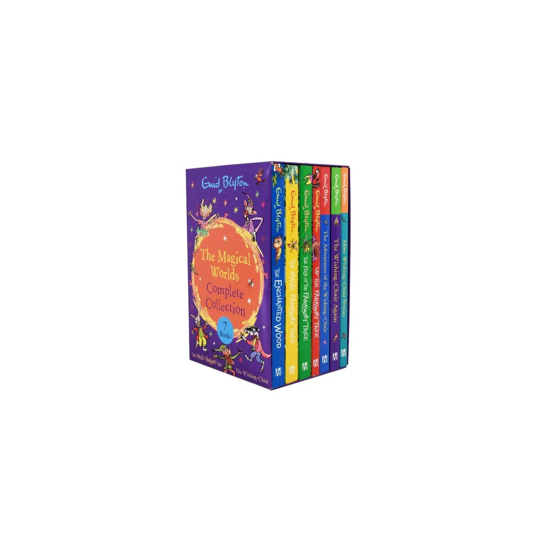 Enid Blyton Magical Worlds Complete Collection Faraway Tree  Wishing-Chair 7 Books Box Set,Enid Blyton - Editura Egmont Books Ltd - 