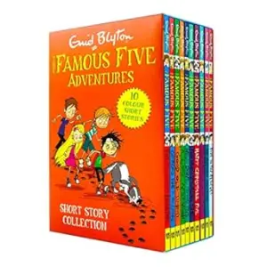 Enid Blyton The Famous Five Adventures Shory Story Collection 10 Books Box Set (Well Done Famous Five, A Lazy Afternoon, Good Old Timmy, George S Hair Is Too Long, Five And A Half-Term Adventure, The - 