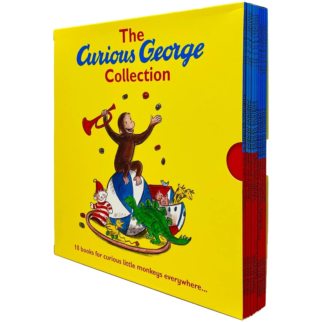 The Curious George Collection Series 10 Books Box Set Fire-Fighters  Birthday Surprise  Dinosaur  Goes To The Zoo  Goes To A Chocolate Factory  More,H.A. Rey - Editura Walker Books - 